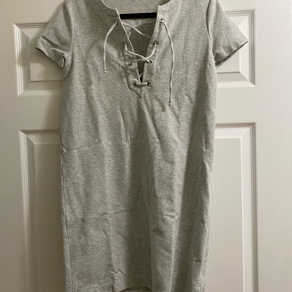 JCrew Grey T-shirt Dress
